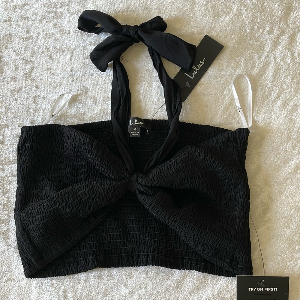Lulus elastic crop top size M
